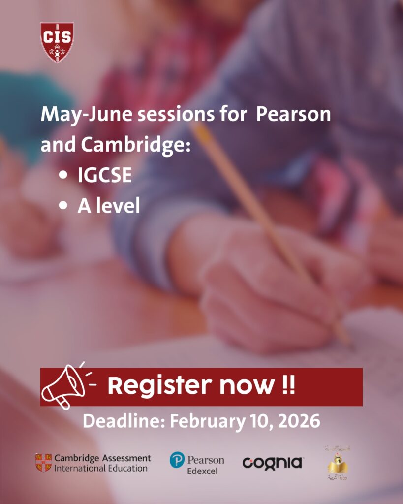 Registration is now open for the May–June 2026 Pearson Edexcel and Cambridge exam sessions for: • IGCSE • A Level ⏰ Registration Deadline: February 10, 2026 Secure your place early and complete your registration within the set timeline.