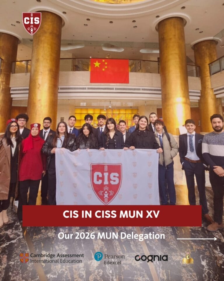 CIS on the international stage! 🌍🇨🇳 Fourteen remarkable young women and men proudly represented CIS International School of Tunis; and Tunisia at MUN 2026 in China, alongside three committed members of our staff and teaching team. Through thoughtful debate, diplomacy, and leadership, our students embodied the values of confidence, responsibility, and global citizenship. We are immensely proud of every single one of them for representing CIS with excellence beyond borders.