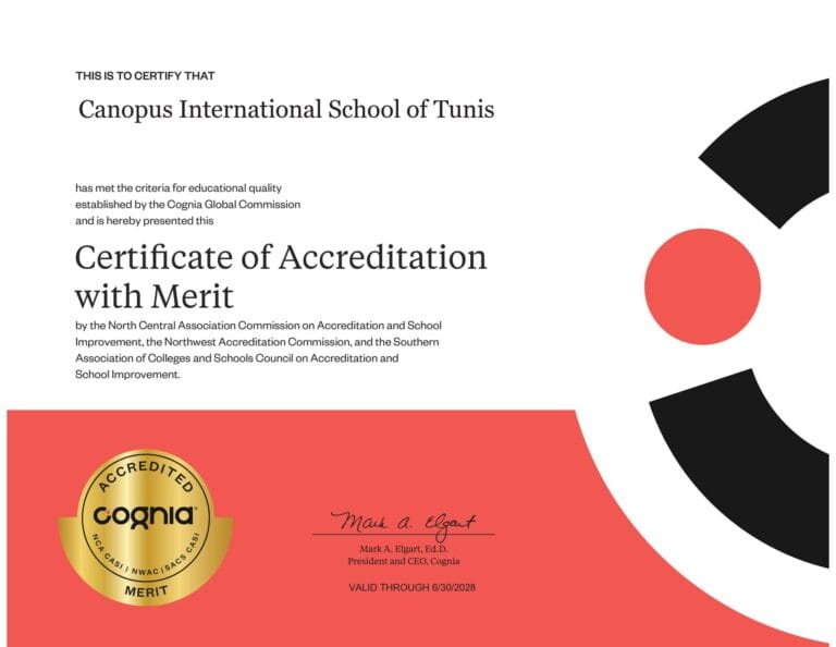 We are proud to announce that 𝐂𝐈𝐒 𝐈𝐧𝐭𝐞𝐫𝐧𝐚𝐭𝐢𝐨𝐧𝐚𝐥 𝐒𝐜𝐡𝐨𝐨𝐥 𝐨𝐟 𝐓𝐮𝐧𝐢𝐬 𝐡𝐚𝐬 𝐛𝐞𝐞𝐧 𝐫𝐞-𝐚𝐜𝐜𝐫𝐞𝐝𝐢𝐭𝐞𝐝 𝐛𝐲 𝐂𝐨𝐠𝐧𝐢𝐚® 𝐰𝐢𝐭𝐡 𝐌𝐞𝐫𝐢𝐭 — a distinction that recognizes not only compliance with global standards, but excellence beyond them. This achievement follows a rigorous review process and reflects our continued commitment to high-quality teaching, effective leadership, and a learning environment where every student can truly thrive. As 𝐭𝐡𝐞 𝐨𝐧𝐥𝐲 𝐬𝐜𝐡𝐨𝐨𝐥 𝐢𝐧 𝐓𝐮𝐧𝐢𝐬𝐢𝐚 𝐚𝐜𝐜𝐫𝐞𝐝𝐢𝐭𝐞𝐝 𝐛𝐲 𝐂𝐨𝐠𝐧𝐢𝐚, this milestone reaffirms our dedication to continuous improvement and internationally benchmarked education. Excellence is not maintained by chance — it is built, reviewed, and earned.